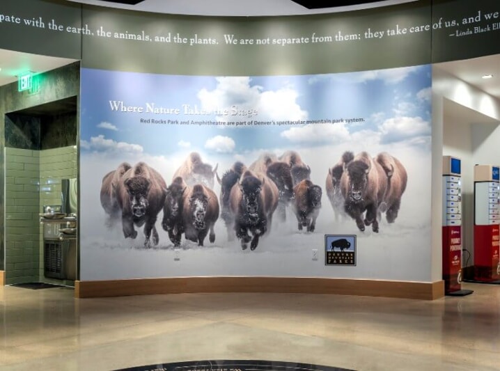Red Rocks Park Wall Signage